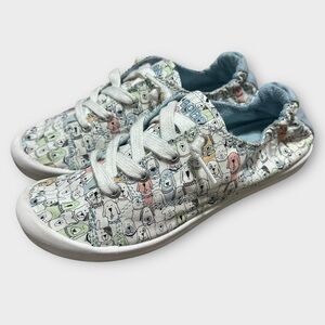 Skechers Bobs Sneakers Women's 7 Beach Bingo Dog House Slip On Casual Shoes